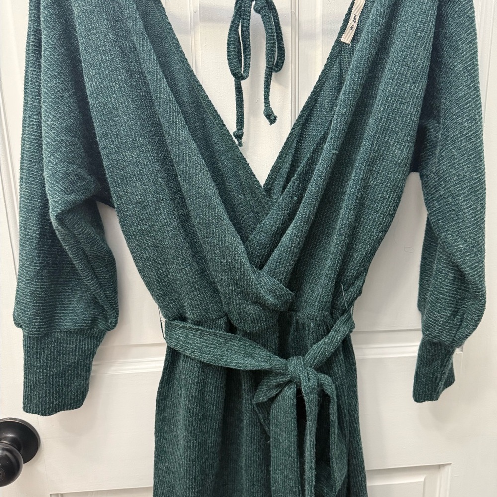 Francesca's Collections Green Mini Dress